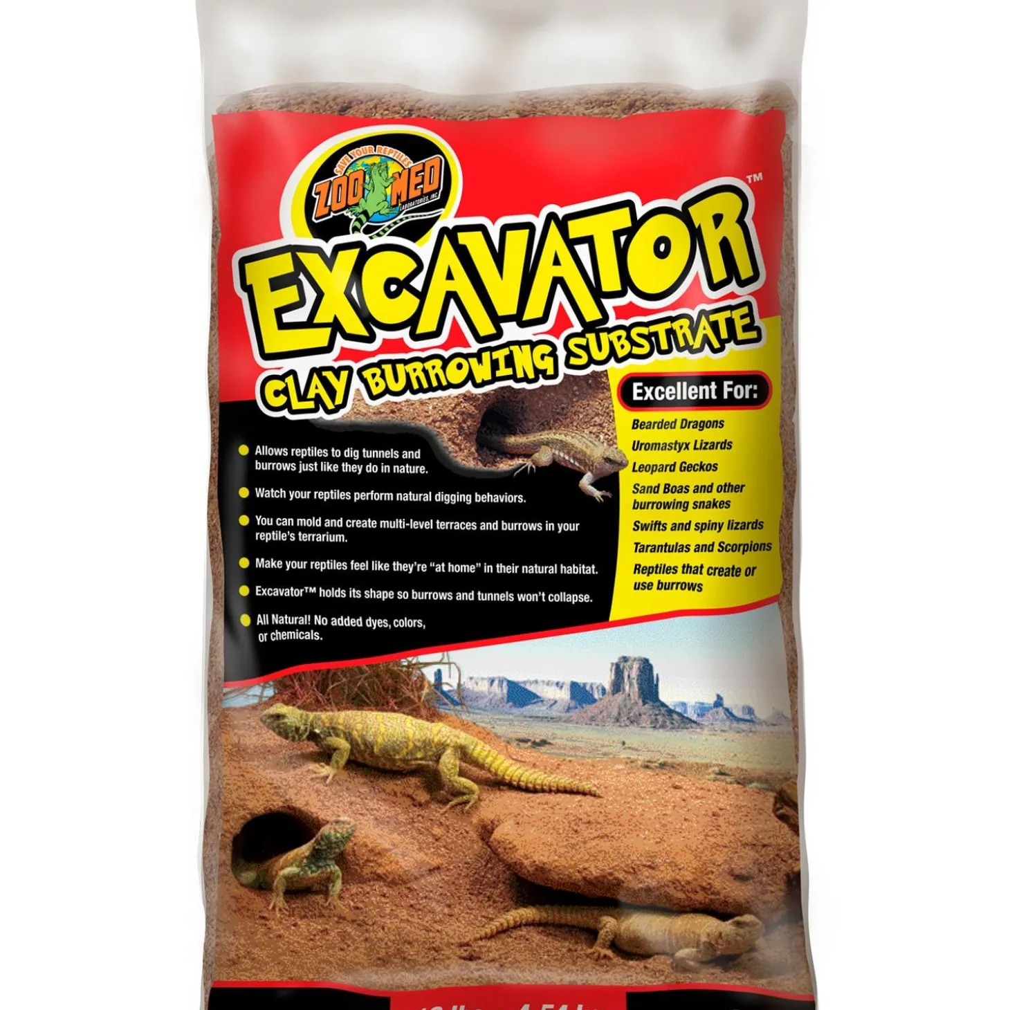 Excavator Clay Burrowing Substrate