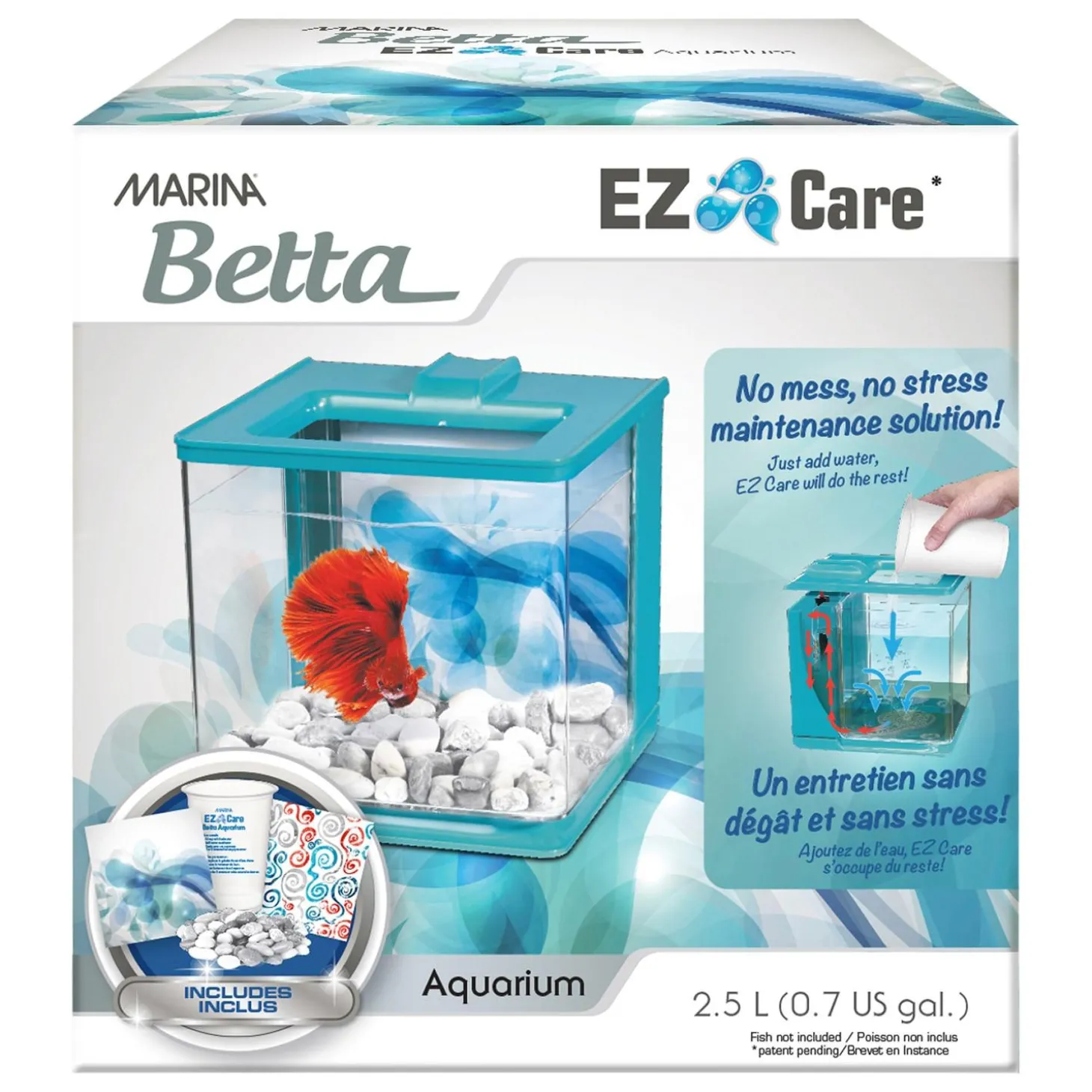 EZ-Care 2.5L Blue Betta Kit