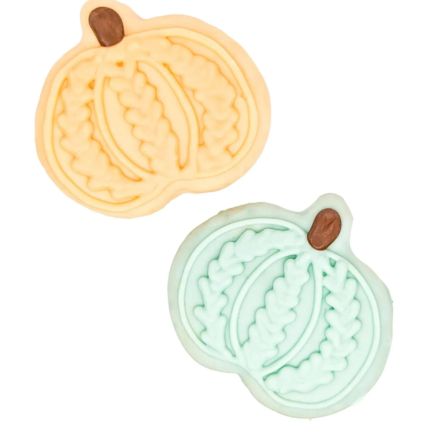 Fall Knit Pumpkin Dog Biscuit