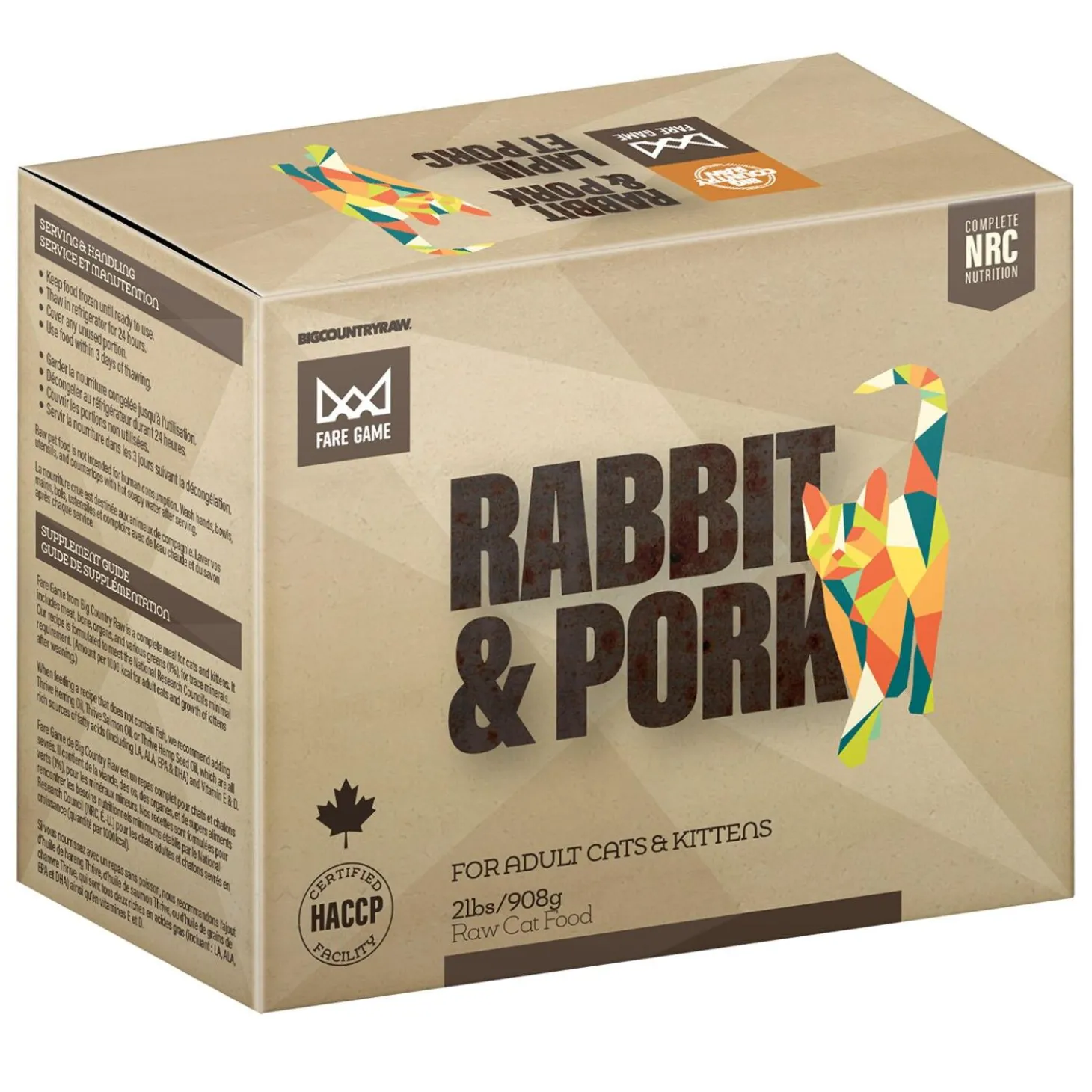 Fare Game Rabbit Cat Food