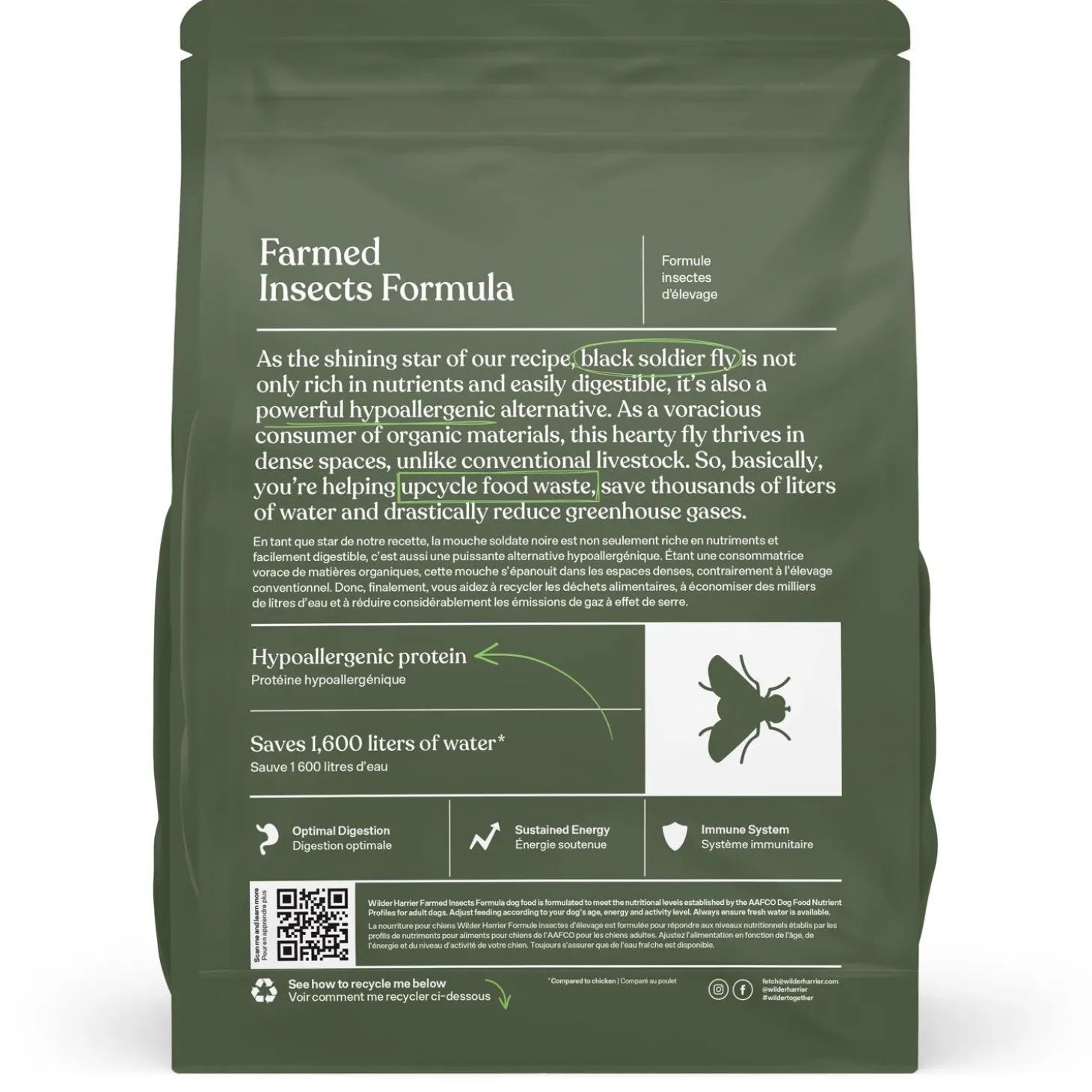Farmed Insects Formula Adult Dog Food