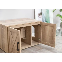 Farmhouse Litter Box Enclosure & Cat Home