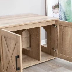 Farmhouse Litter Box Enclosure & Cat Home