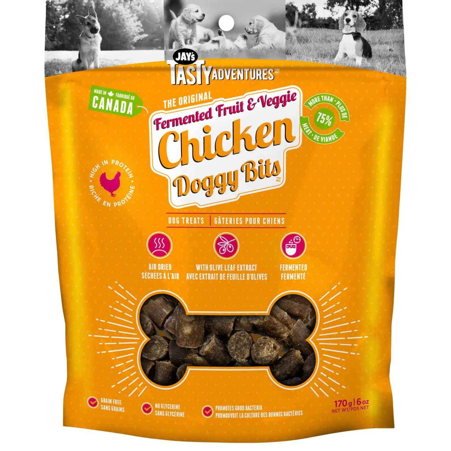 Fermented Fruit & Veggie Chicken Doggy Bits Dog Treats