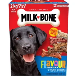 Flavour Snacks Medium Assorted Meat Flavours Dog Biscuits