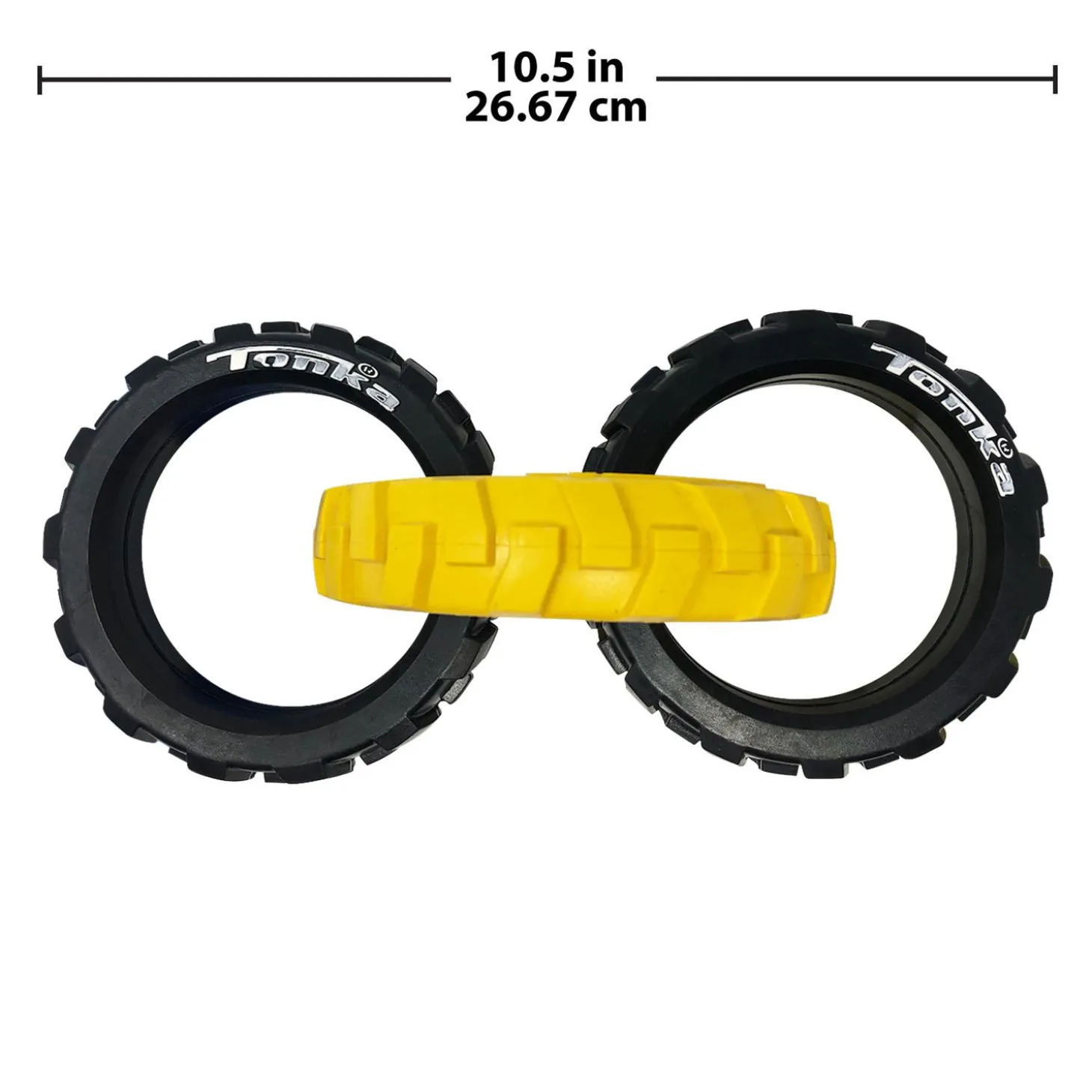 Flex Tread 3-Ring Chew Tug Dog Toy