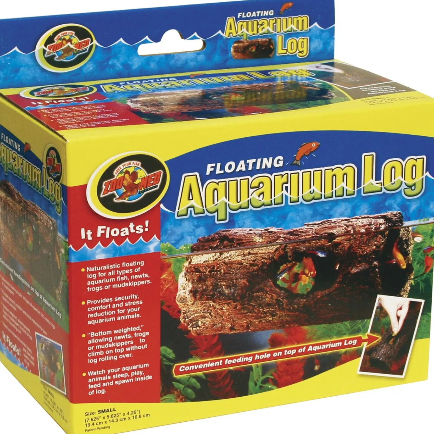 Floating Aquarium Log