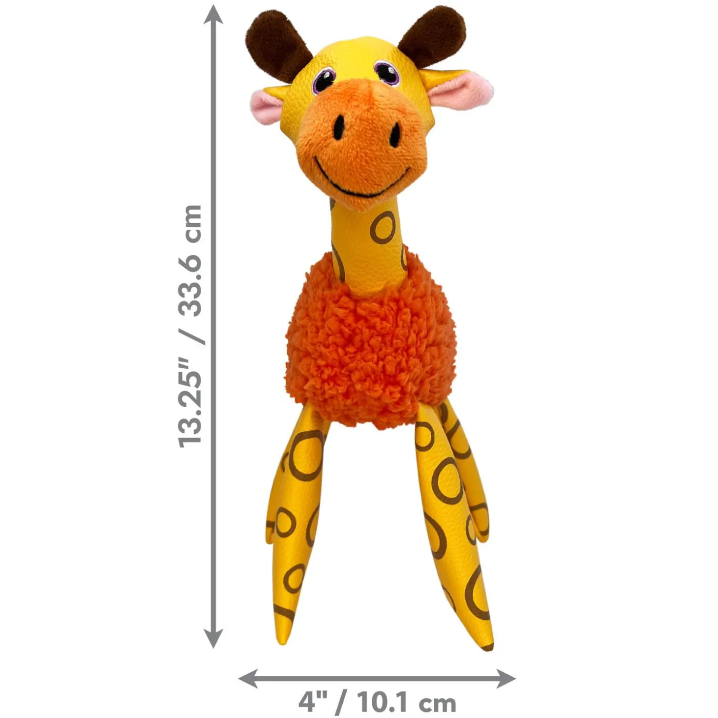 Floofs Shakers Giraffe Dog Toy