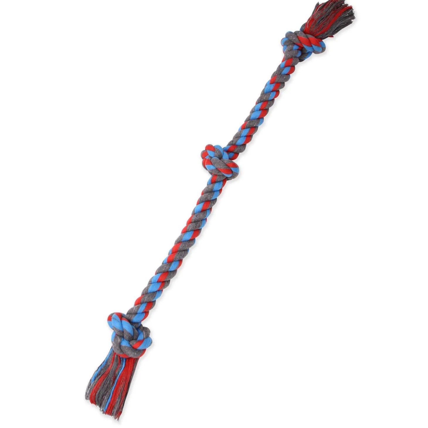 Flossy Chews 3 Knot Rope Tug Dog Toy