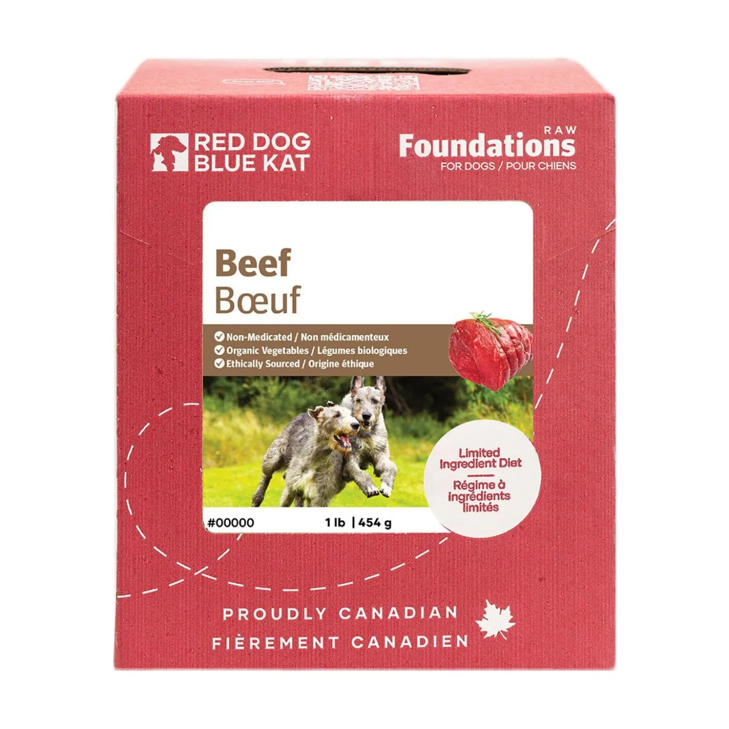 Foundations Beef 4 Pack Adult Dog Food