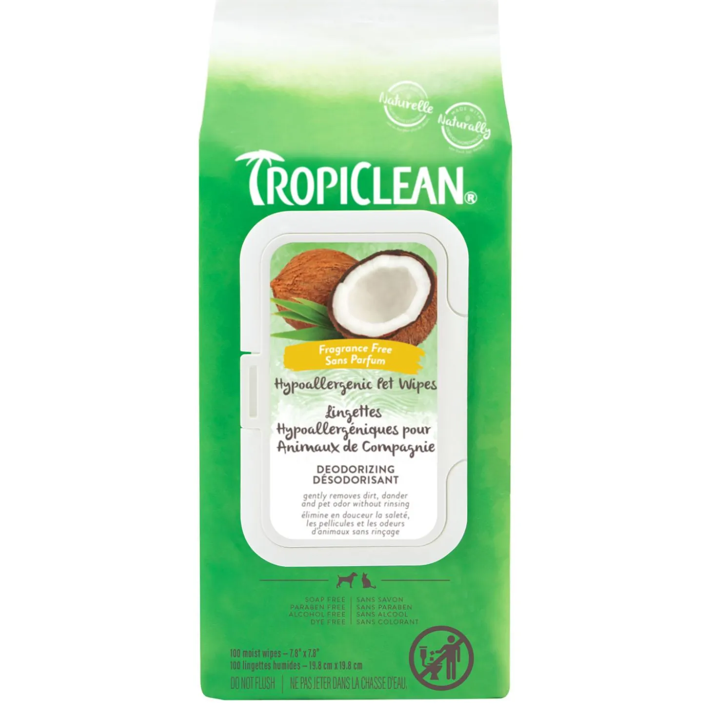 Fragrance Free Hypoallergenic Pet Wipes