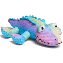 Freeze and Chill Cooling Pal Rainbow Crocodile Dog Toy
