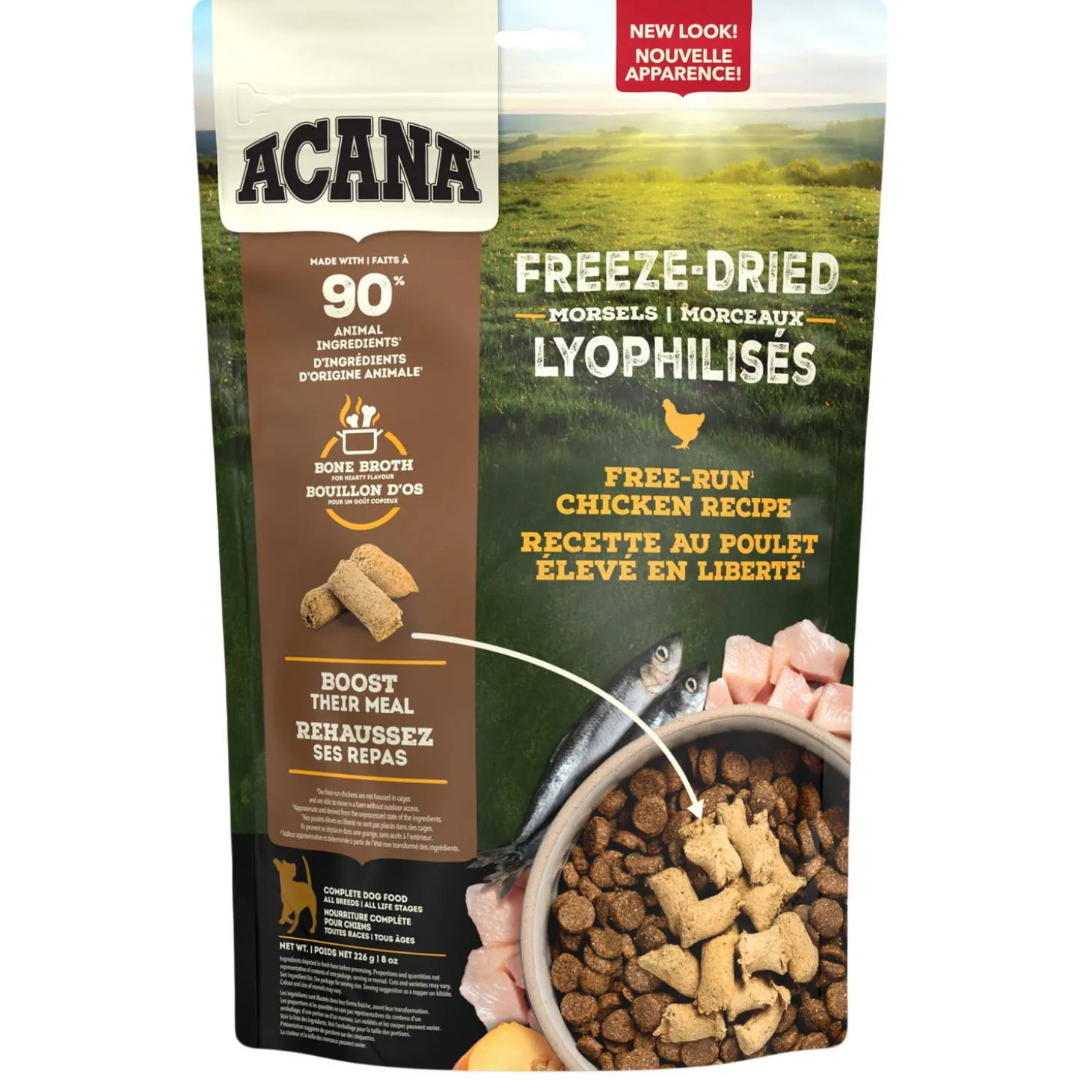 Freeze-Dried Morsels Free-Run Chicken Recipe Dog Food