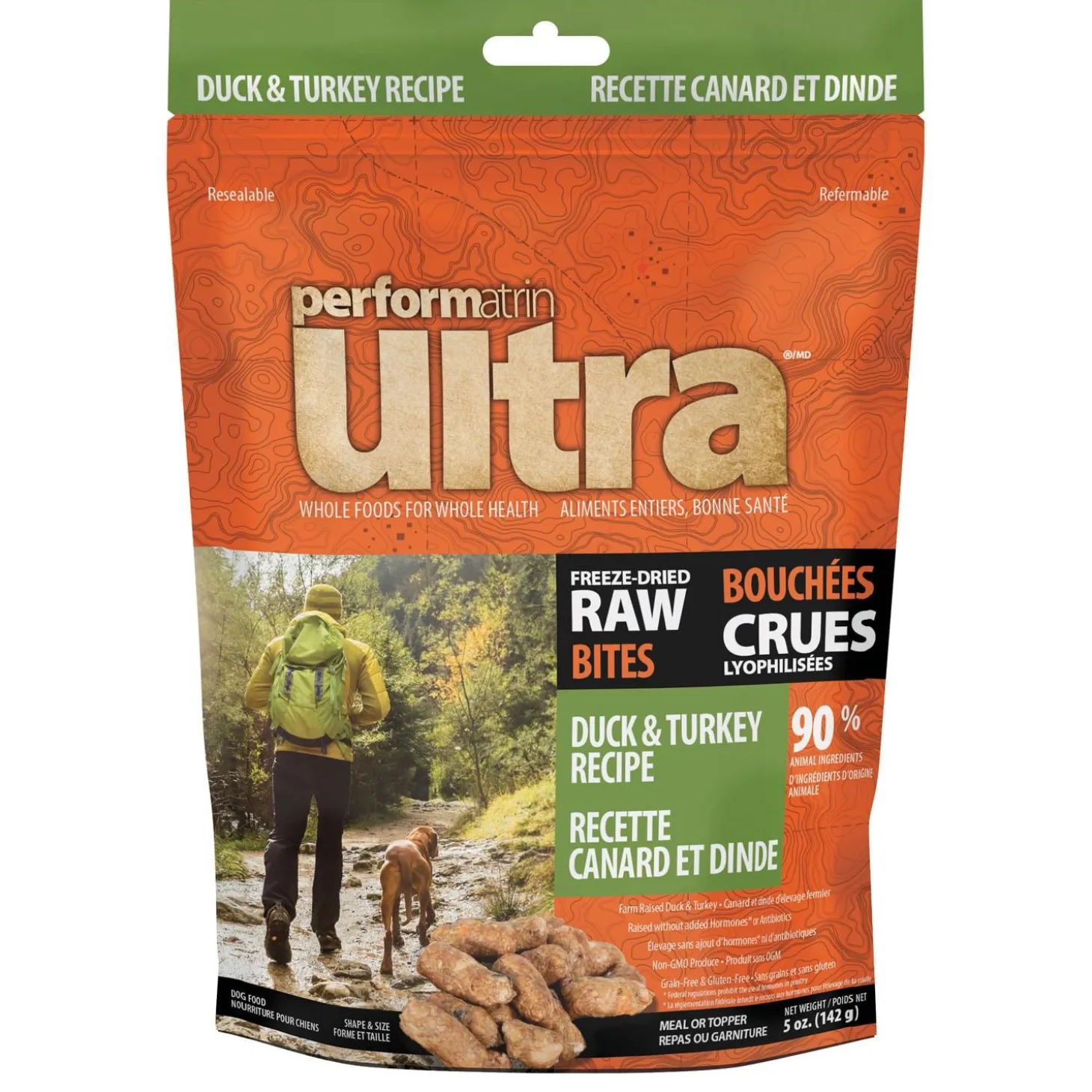 Freeze-Dried Raw Bites Duck & Turkey Recipe Dog Food