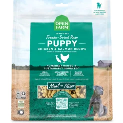 Freeze-Dried Raw Chicken & Salmon Recipe Puppy Dog Food