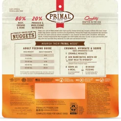 Freeze-Dried Raw Nuggets Beef Recipe Adult Dog Food