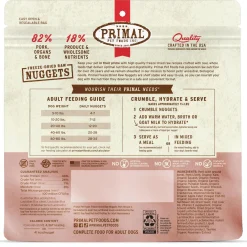 Freeze-Dried Raw Nuggets Pork Recipe Adult Dog Food