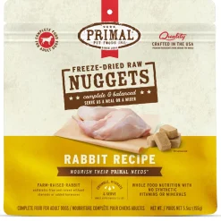Freeze-Dried Raw Nuggets Rabbit Recipe Adult Dog Food
