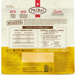 Freeze-Dried Raw Nuggets Rabbit Recipe Adult Dog Food