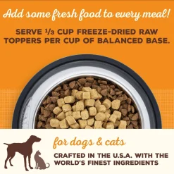 Freeze-Dried Raw Toppers Cupboard Cuts Beef Recipe Dog & Cat Food
