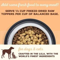 Freeze-Dried Raw Toppers Cupboard Cuts Pork Recipe Dog & Cat Food