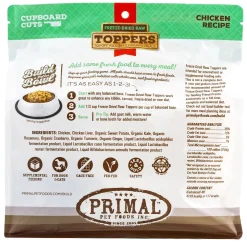 Freeze-Dried Raw Toppers Cupboard Cuts Chicken Recipe Dog & Cat Food