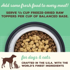 Freeze-Dried Raw Toppers Cupboard Cuts Chicken Recipe Dog & Cat Food