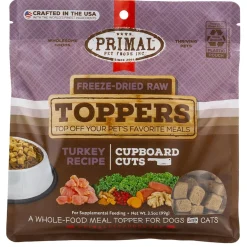 Freeze-Dried Raw Toppers Cupboard Cuts Turkey Recipe Dog & Cat Food