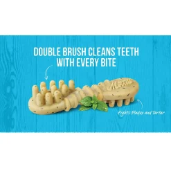 Fresh Kisses Double-Brush Real Mint Small Breed Dog Treats