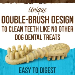 Fresh Kisses Double-Brush Real Mint Small Breed Dog Treats