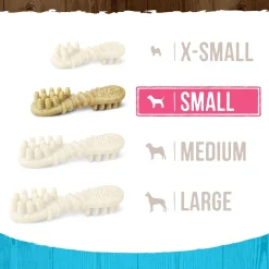 Fresh Kisses Double-Brush Real Mint Small Breed Dog Treats