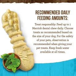 Fresh Kisses Double-Brush Real Mint Small Breed Dog Treats