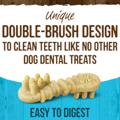Fresh Kisses Double-Brush Real Mint X-Small Breed Dog Treats