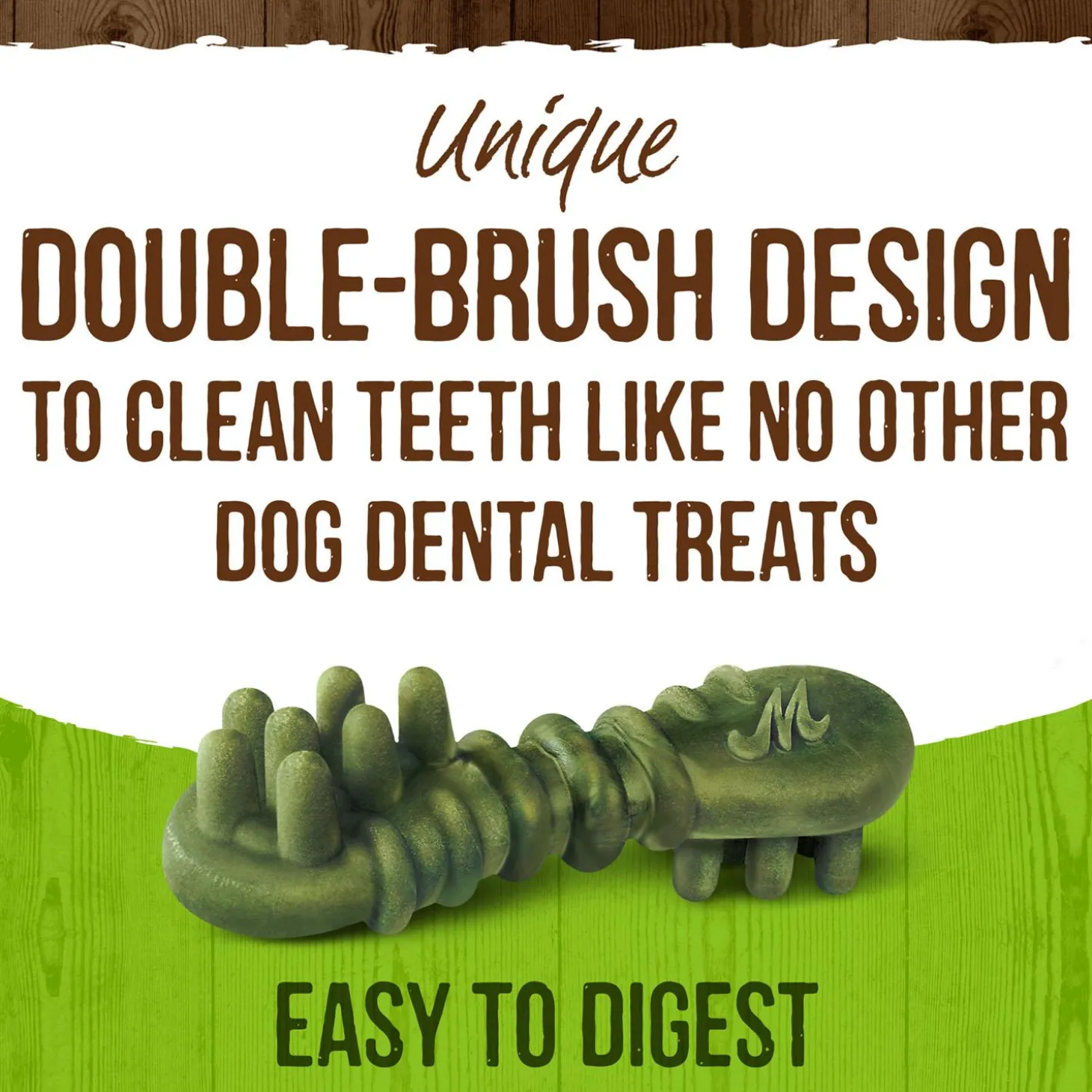 Fresh Kisses Double-Brush Coconut & Botanical Oils Small Breed Dog Treats