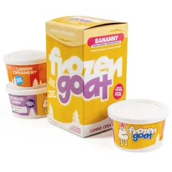 Frozen Goat Bananny Dog Treats