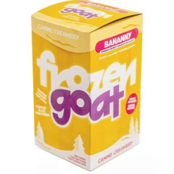 Frozen Goat Bananny Dog Treats