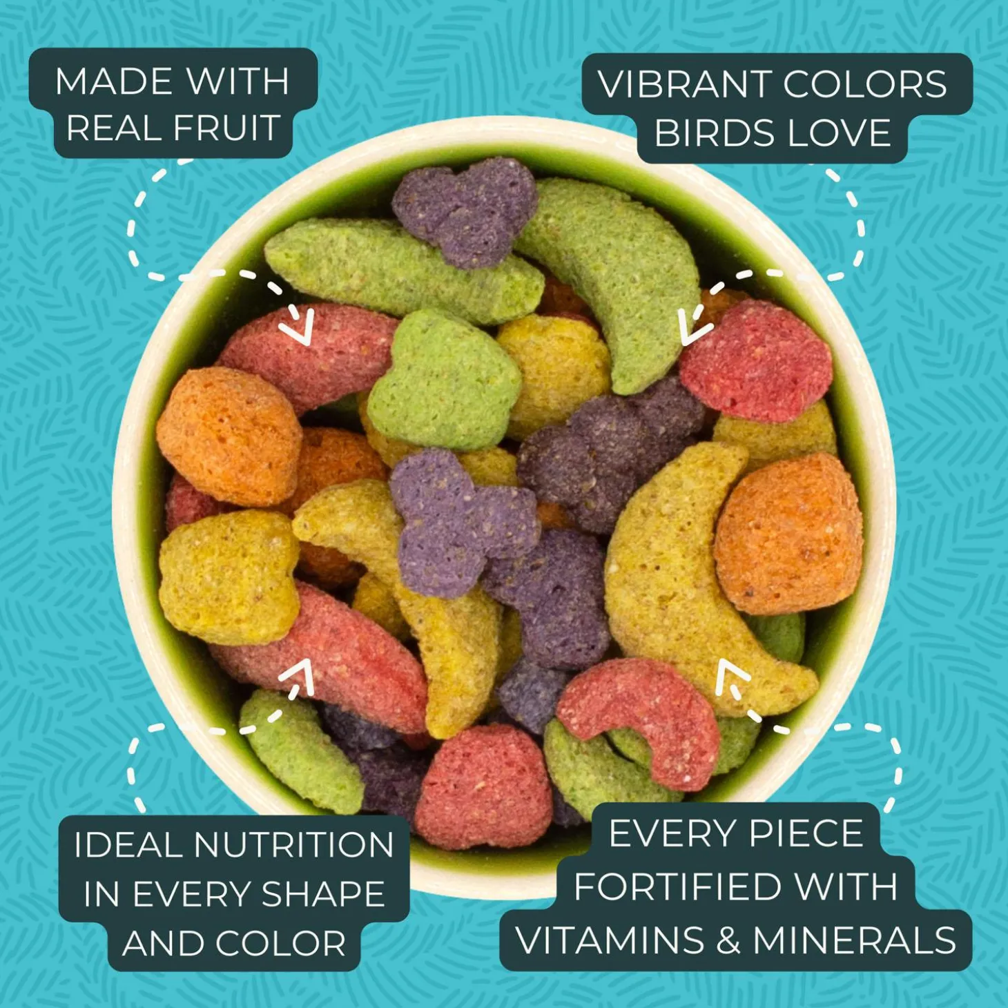 FruitBlend Flavour Large Bird Food