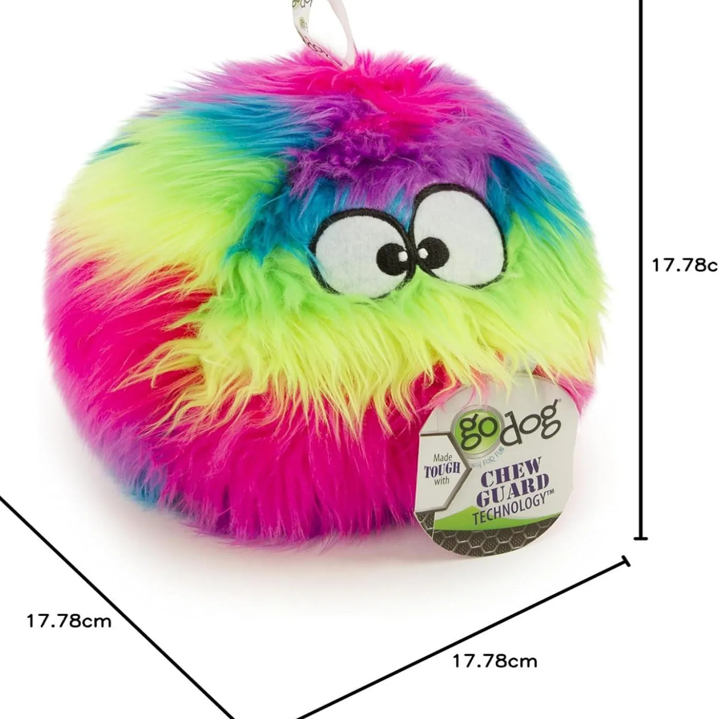 Furballz Rainbow Dog Toy