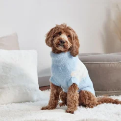 Fuzzy Blue Sweater