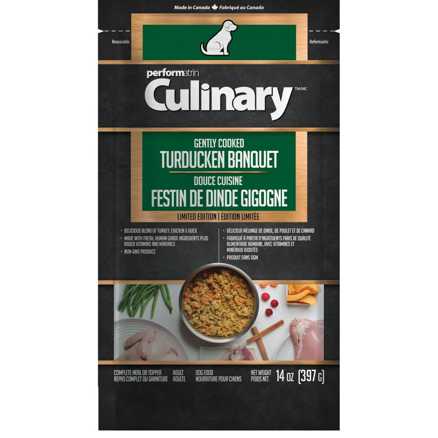 Gently Cooked Turducken Banquet Adult Dog Food