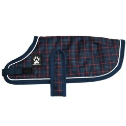 Glacier Navy Plaid Coat