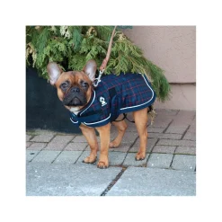 Glacier Navy Plaid Coat