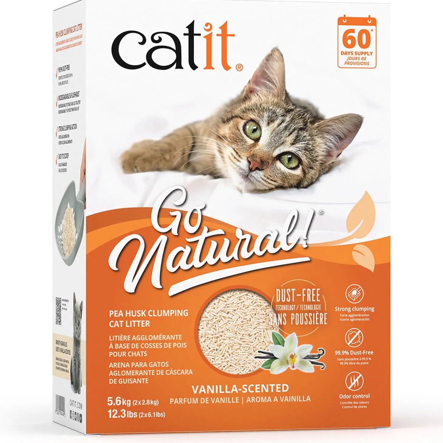 Go Natural Vanilla-Scented Clumping Cat Litter