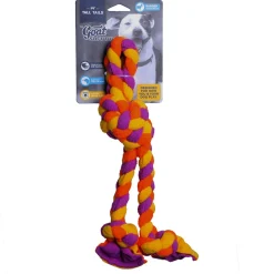 Goat Braided Soft Tug Dog Toy
