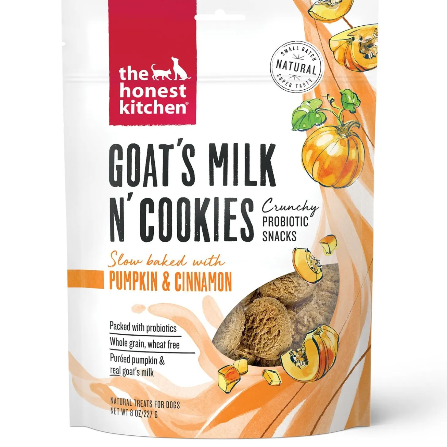 Goat's Milk N' Cookies Slow Baked with Pumpkin & Cinnamon Dog Treats