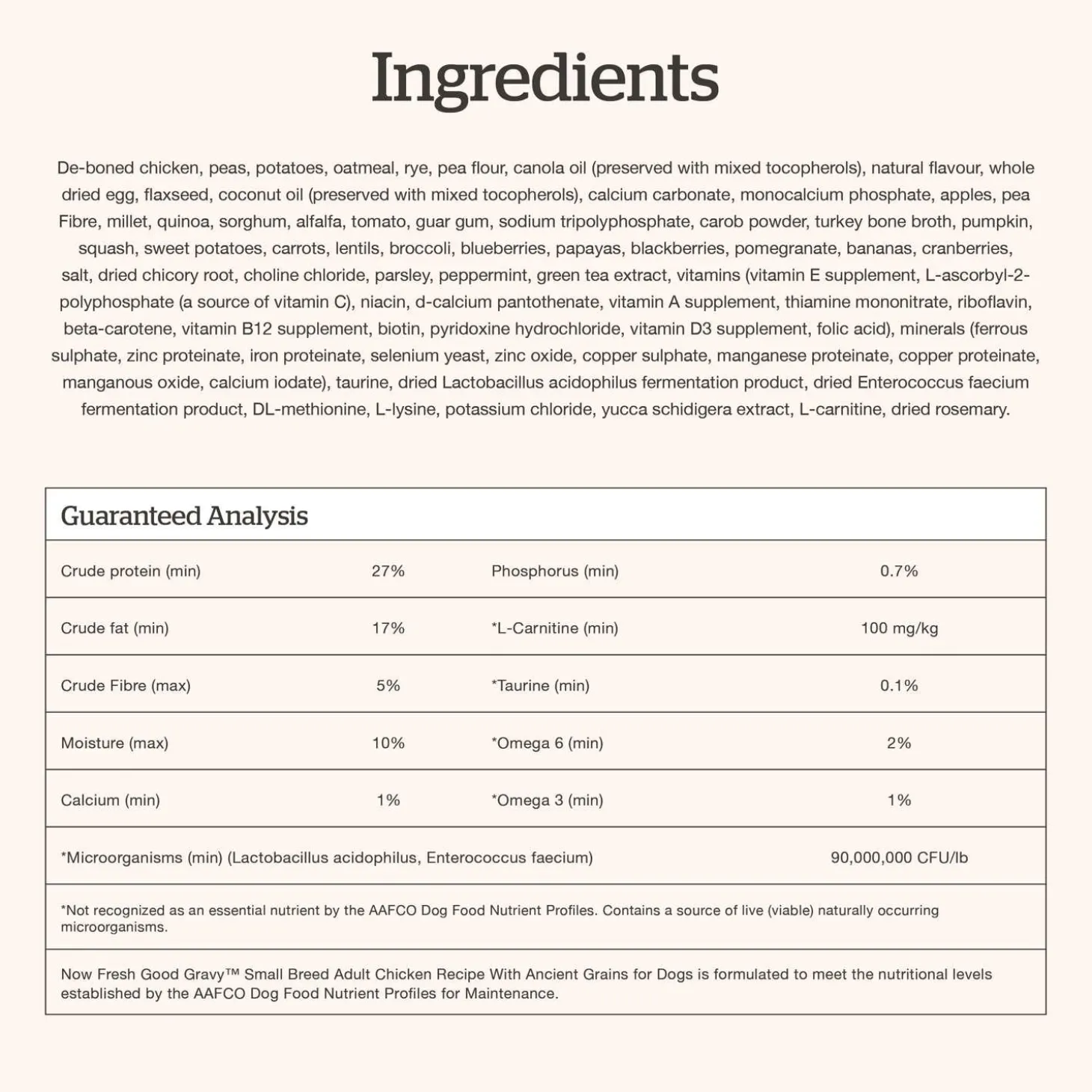 Good Gravy Chicken Coated in Bone Broth Small Breed Adult Dog Food