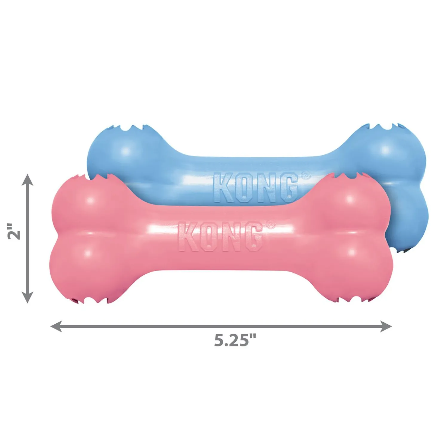 Goodie Bone Assorted Colours Puppy Dog Toy