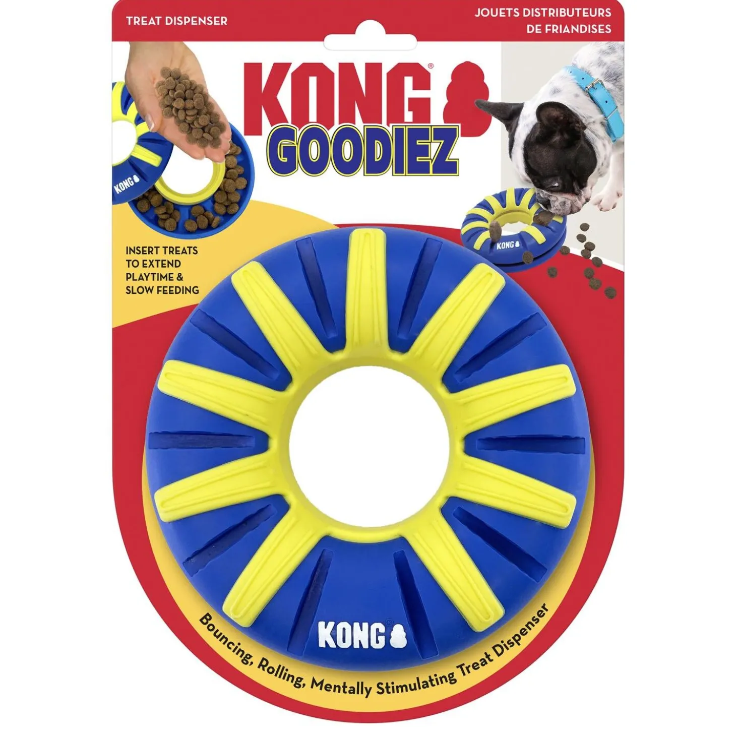 Goodies Ring Dog Treat Dispenser Dog Toy