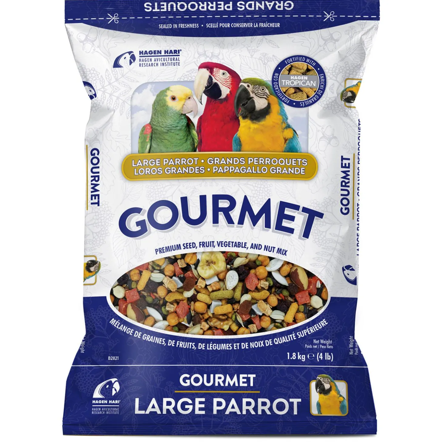 Gourmet Large Parrot Food