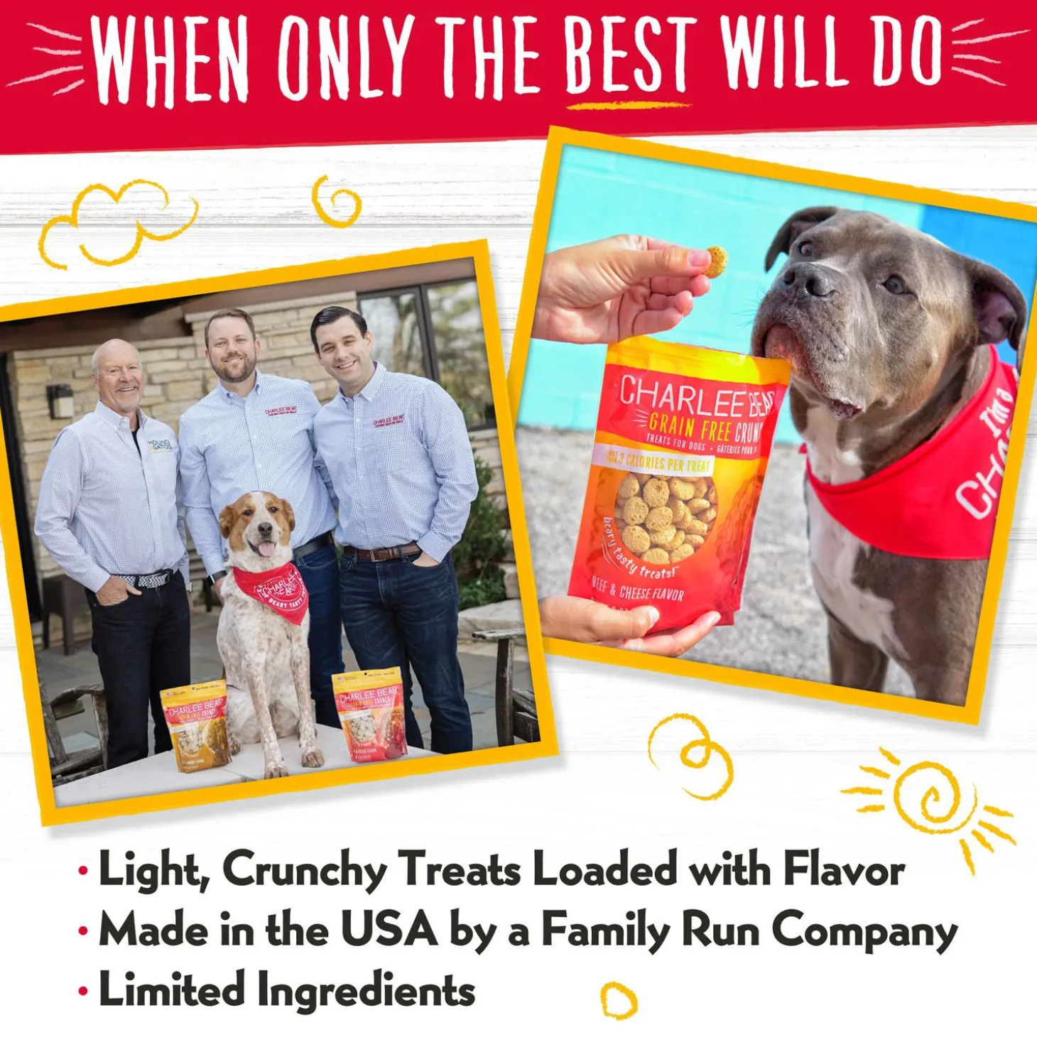 Grain Free Crunch Bacon & Blueberry Flavour Dog Treats